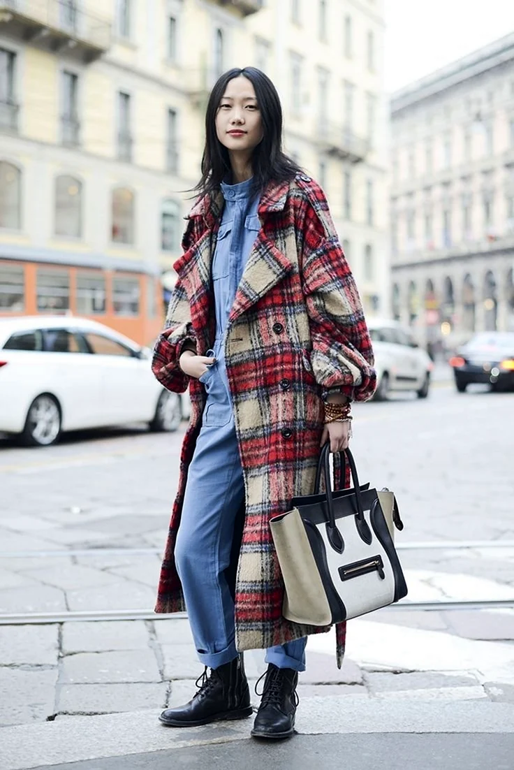 Пальто Честерфилд образы Street Style