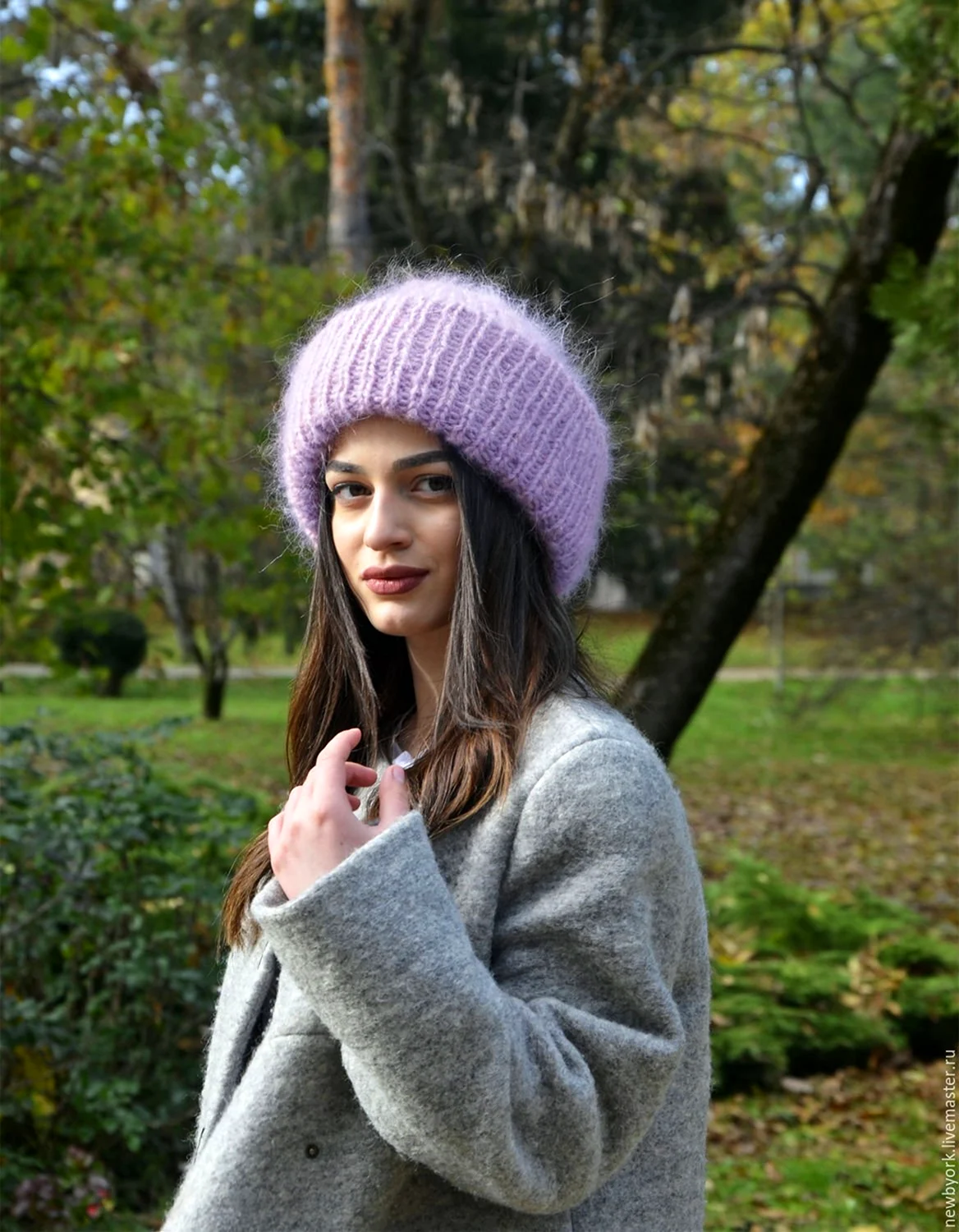 Адель мохеровые шапки