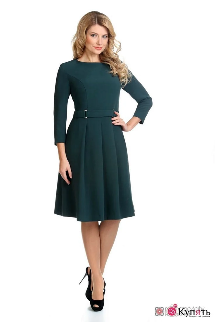 Длинные платья с отрезной талией