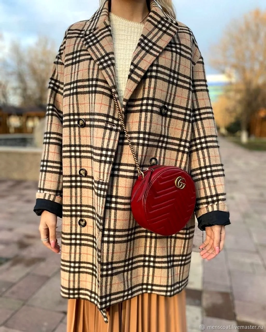 Zoe Jordan клетчатое пальто