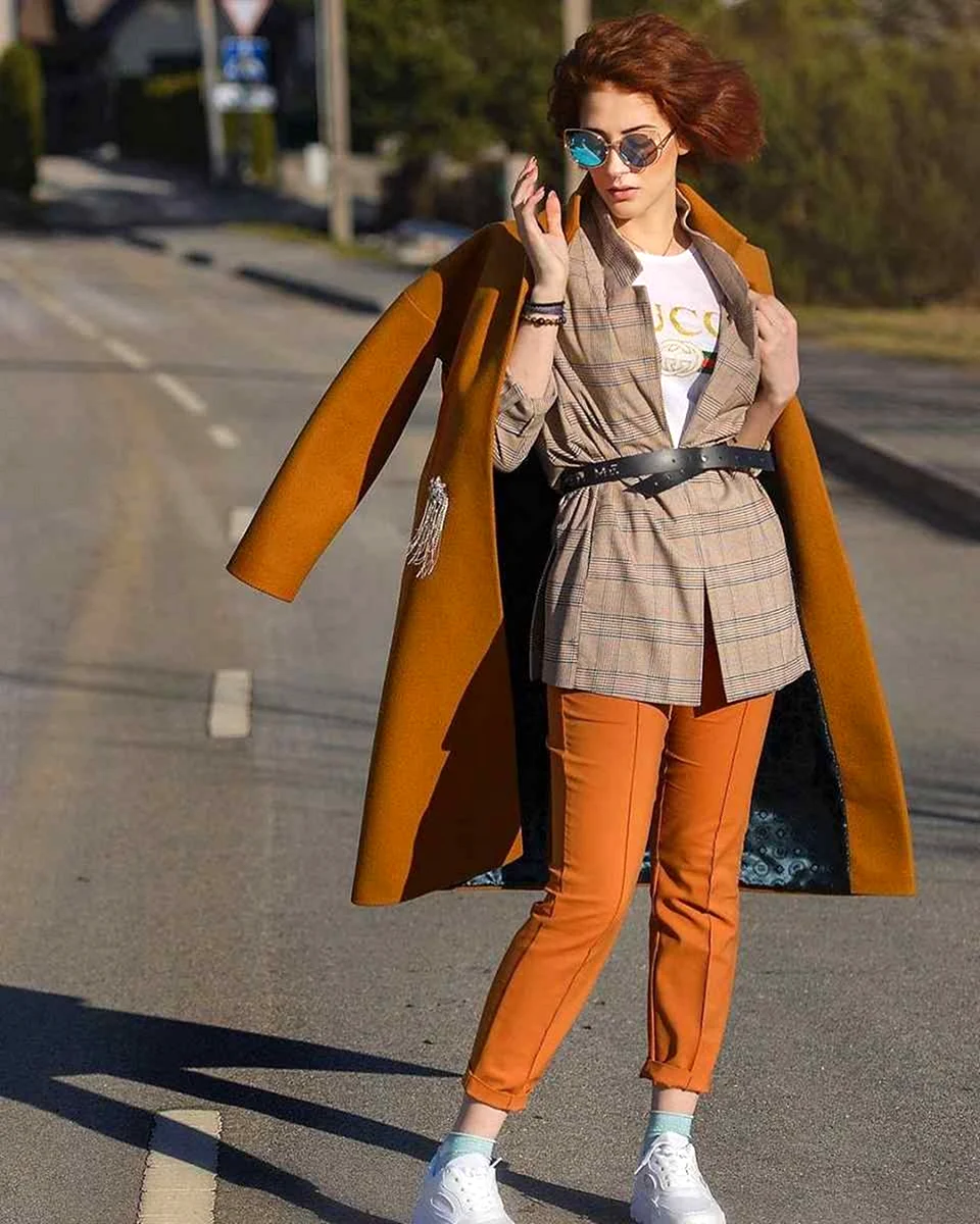 Горчичное пальто 2021