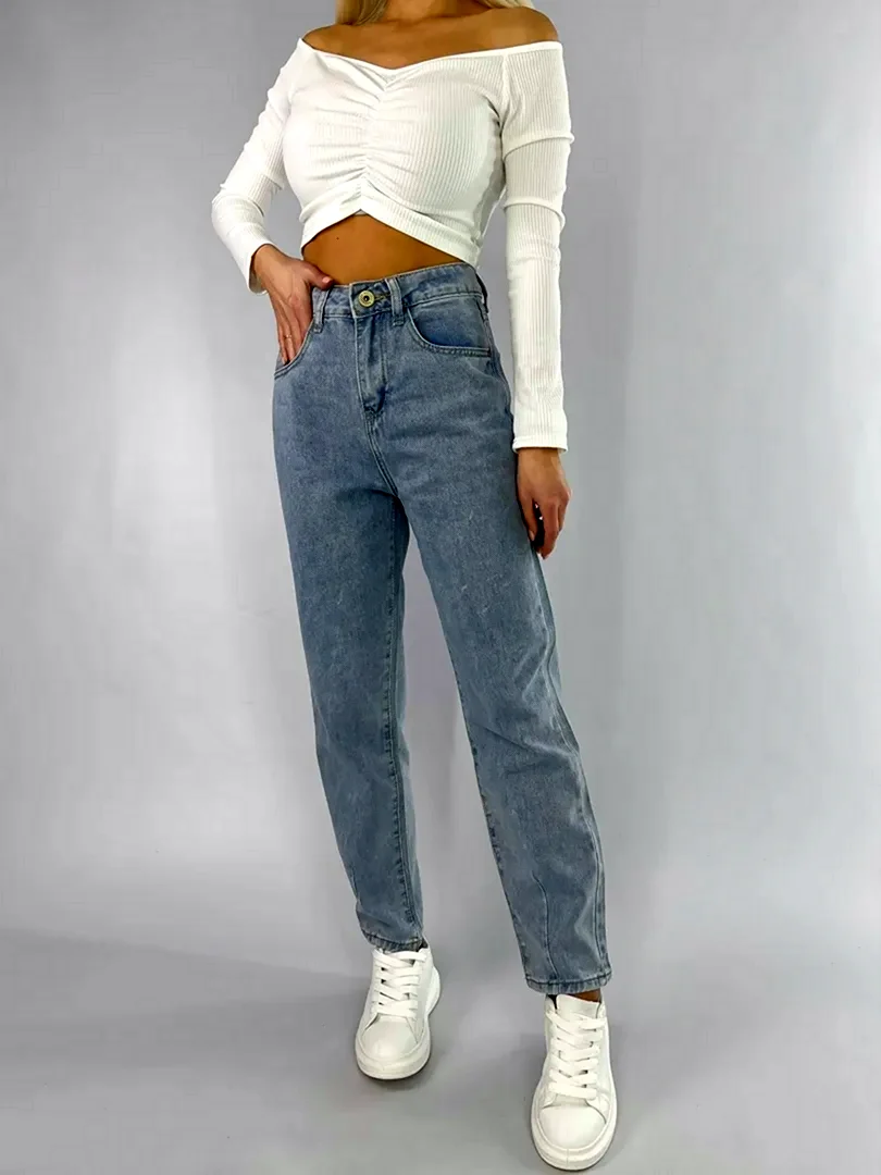 Артикул 11154841572 Zara джинсы слоучи женские