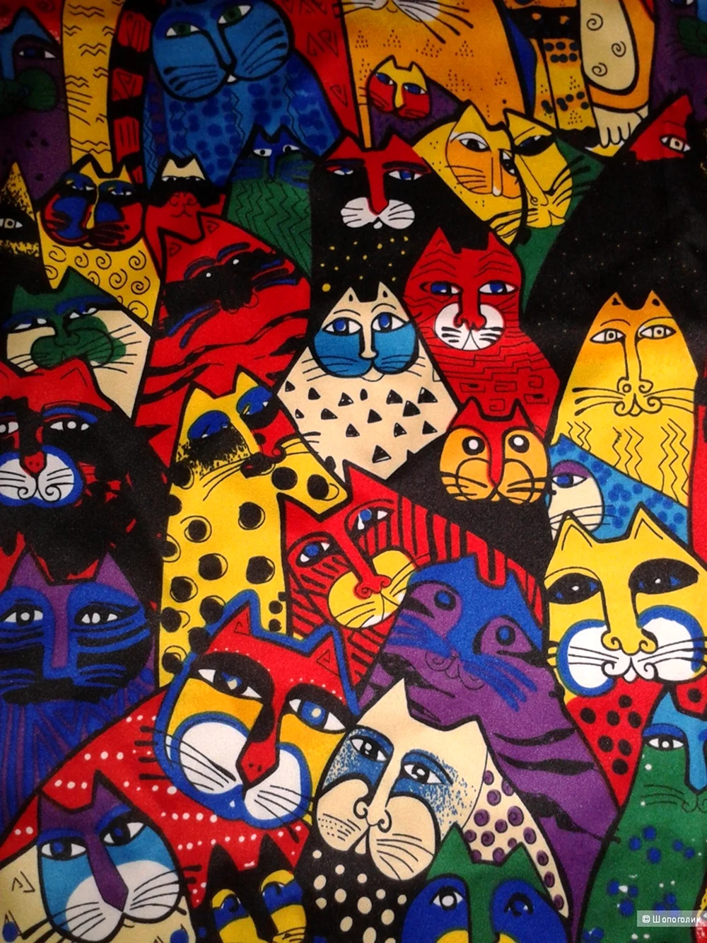 Платок Марк Шагал. 100 Кошек