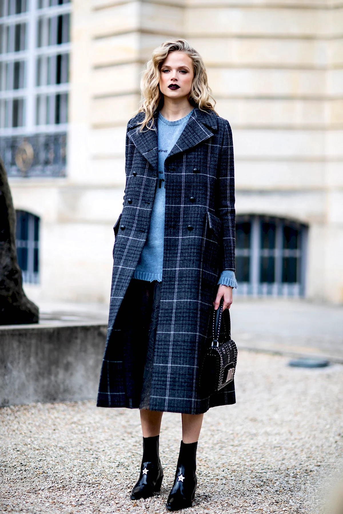 Glance пальто клетка