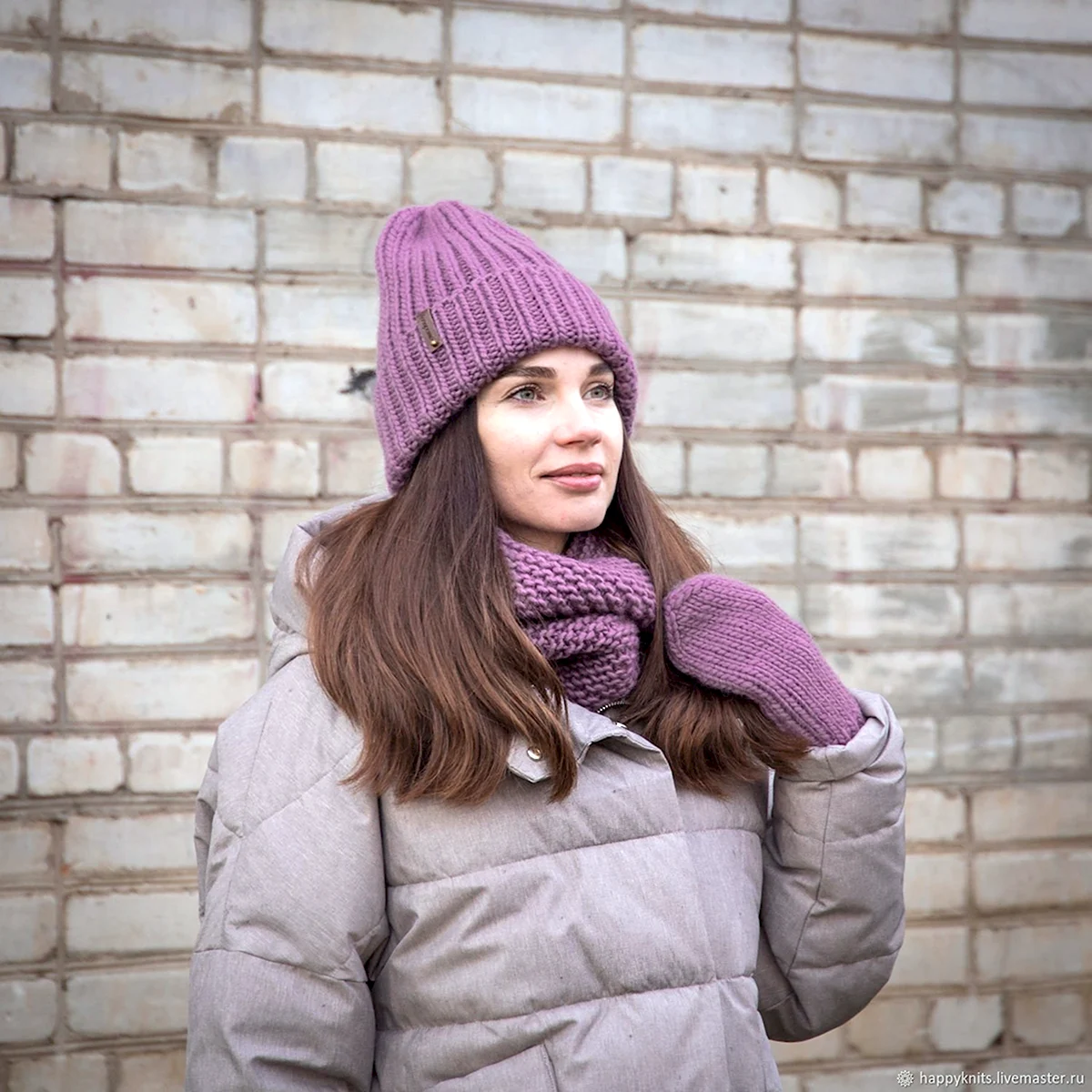 Шапка Элоиза сирень