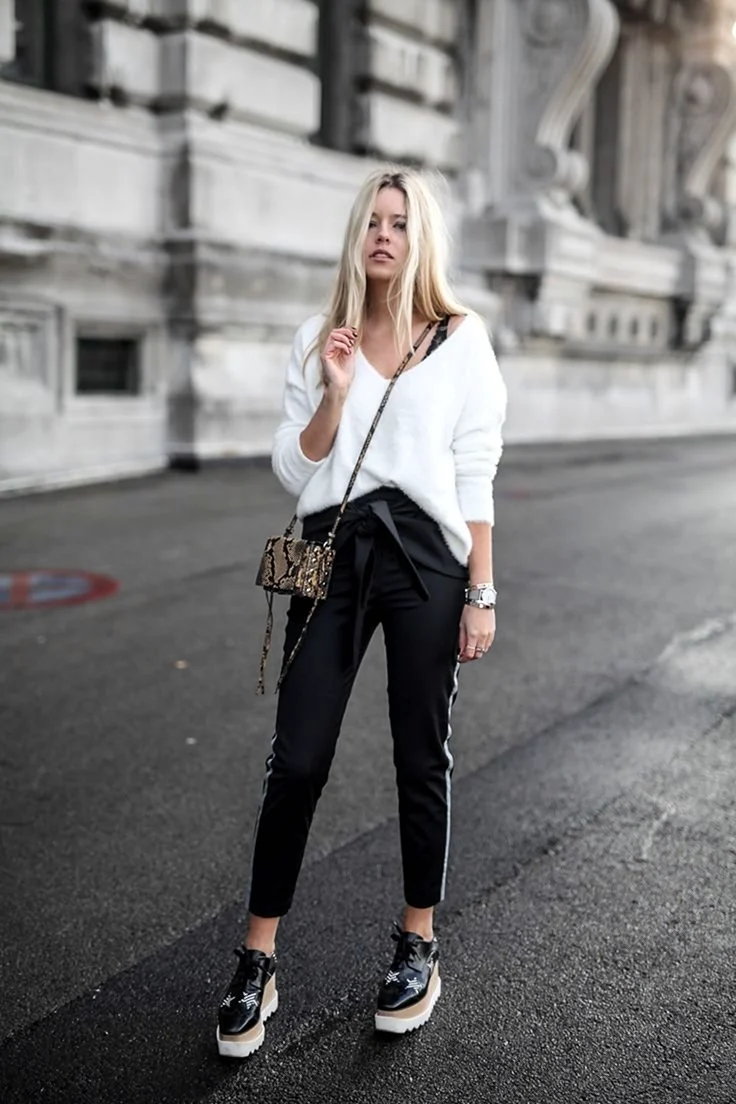 Кожаные штаны Стелла MCCARTNEY