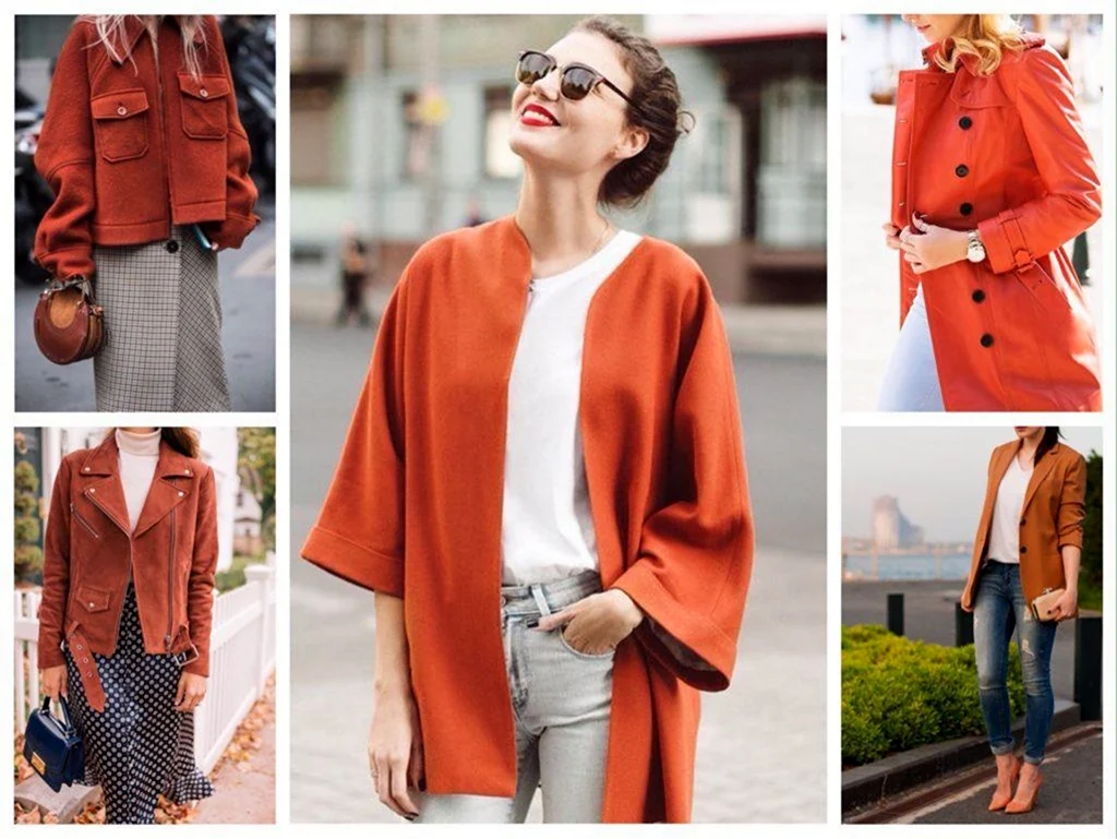 Терракотовый цвет сочетание в одежде