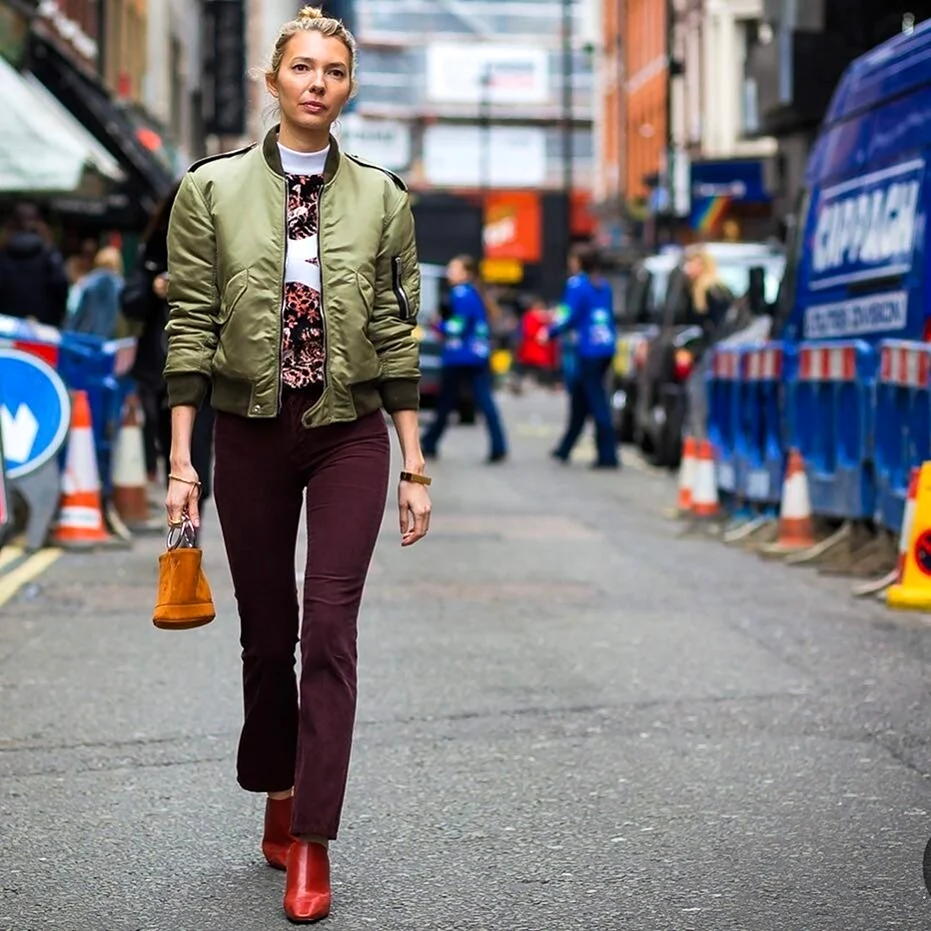 Куртка бомбер стрит стайл