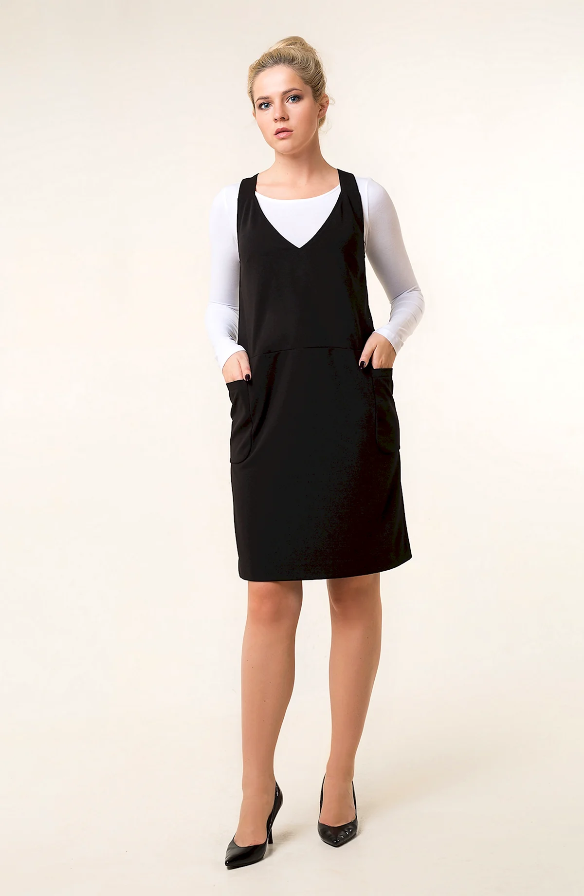 Сарафан черный