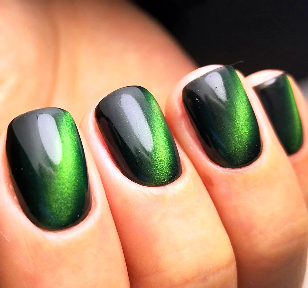 Шеллак кошачий глаз изумрудный