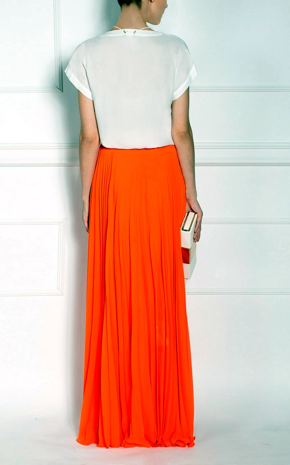 Оранжевая юбка