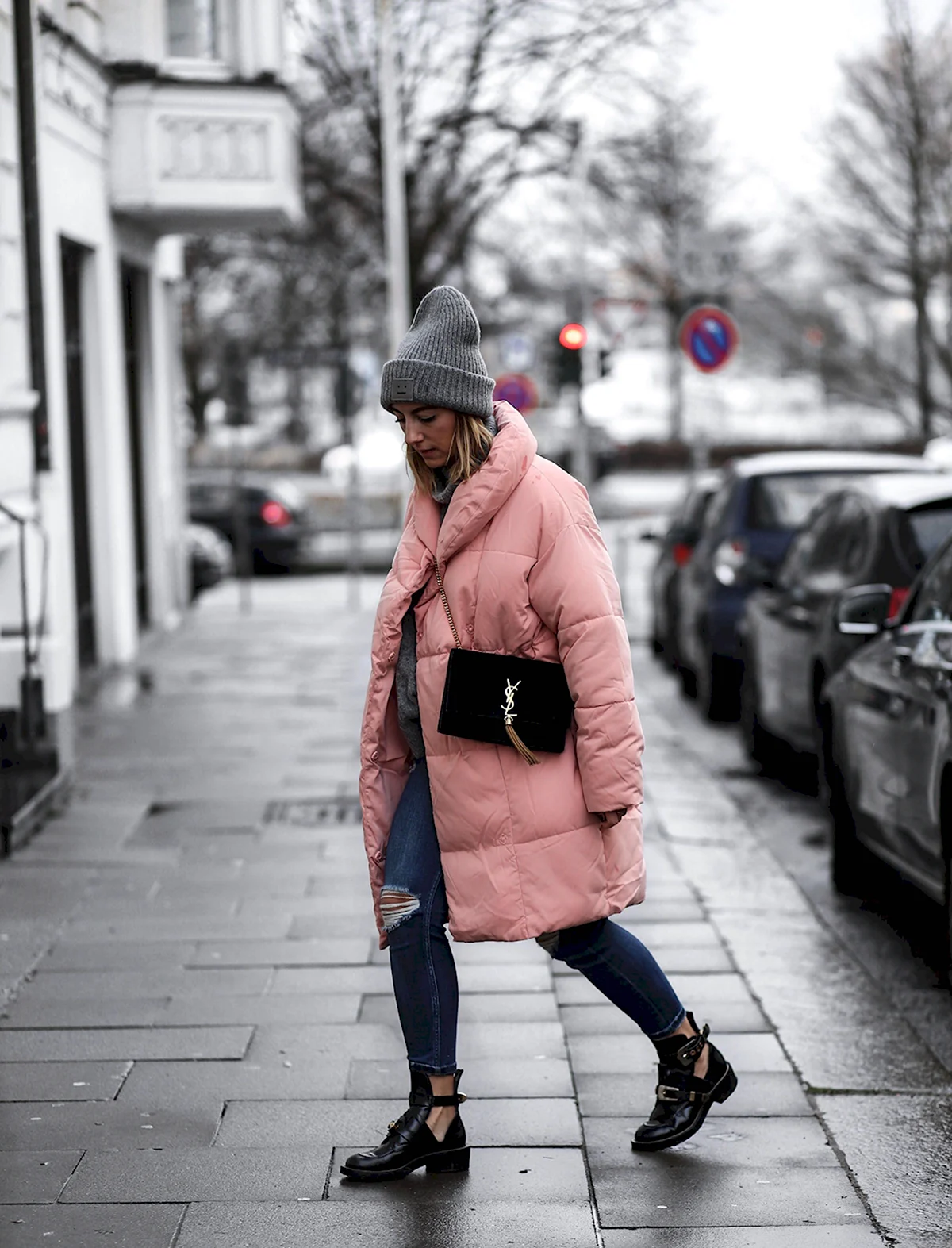 Пальто Баленсиага стрит стайл