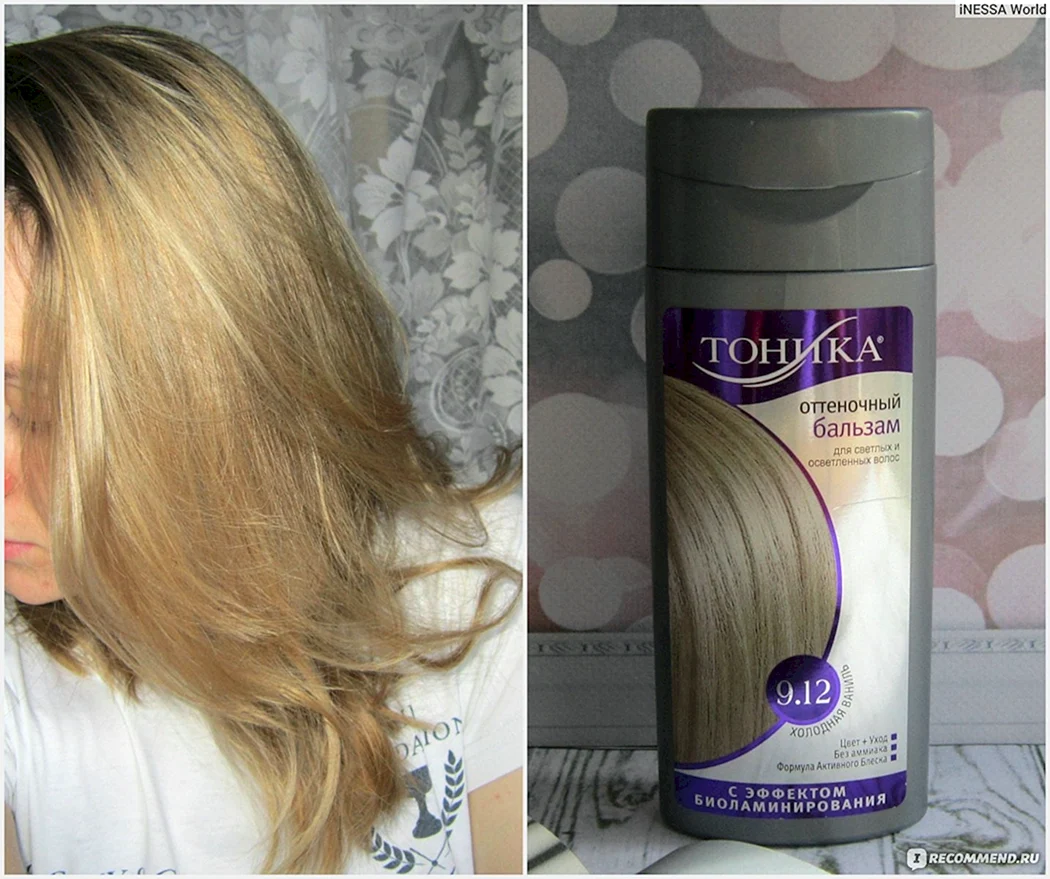 Тоника оттеночный бальзам 9.12 холодная ваниль