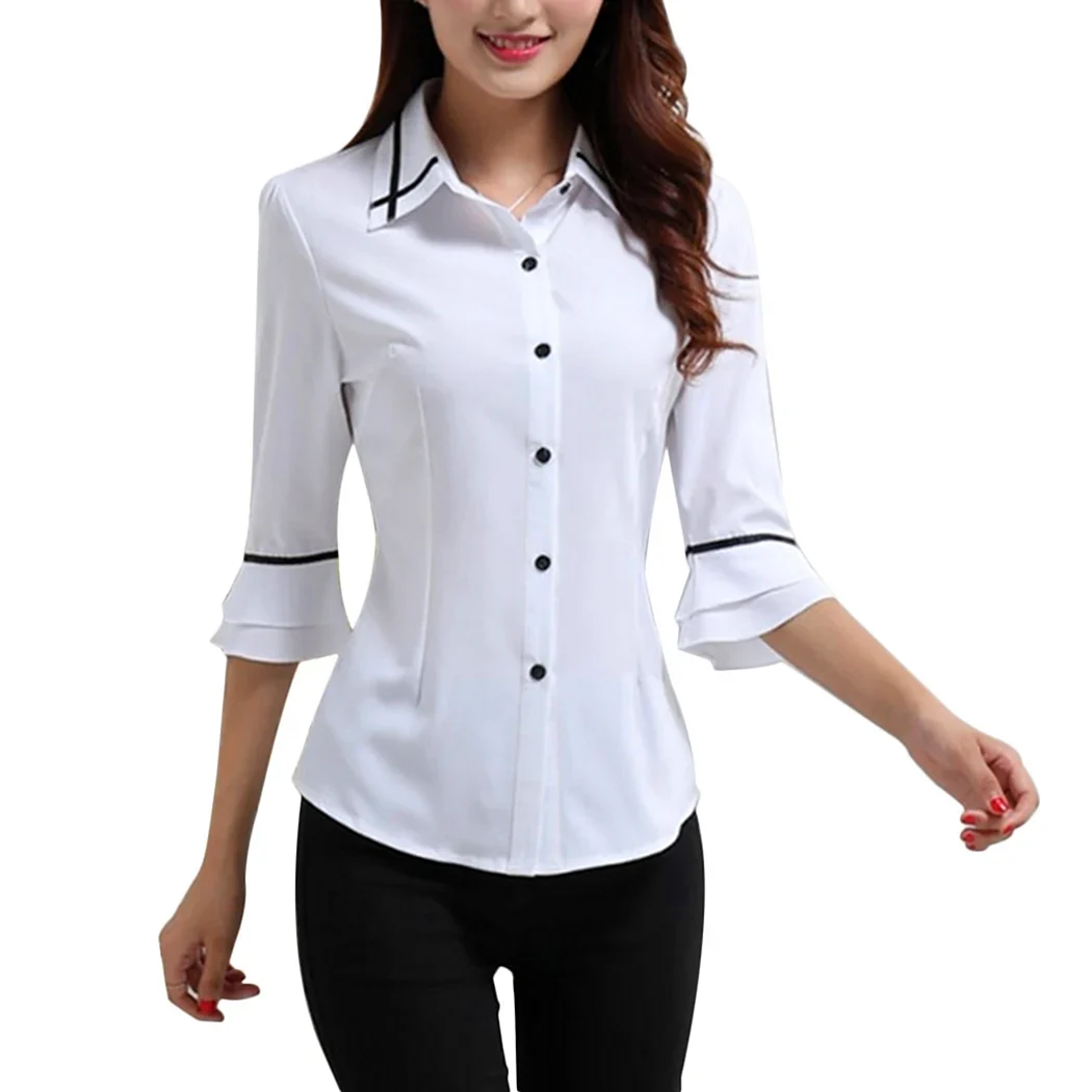 Белая блузка