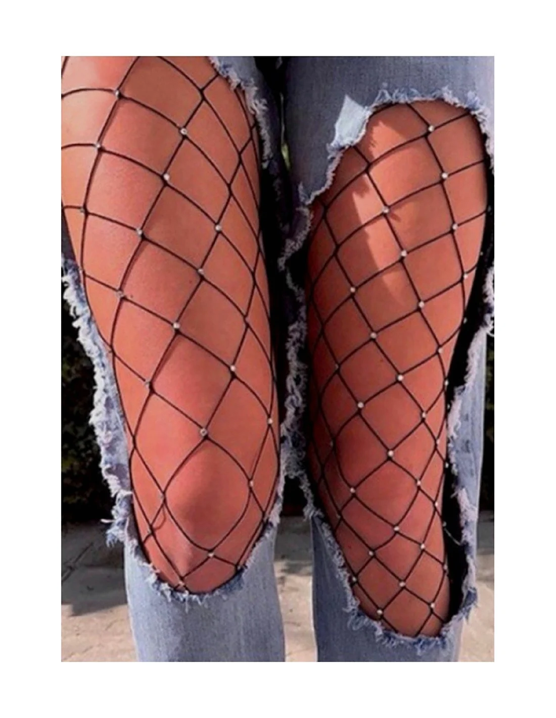 Колготки в сетку