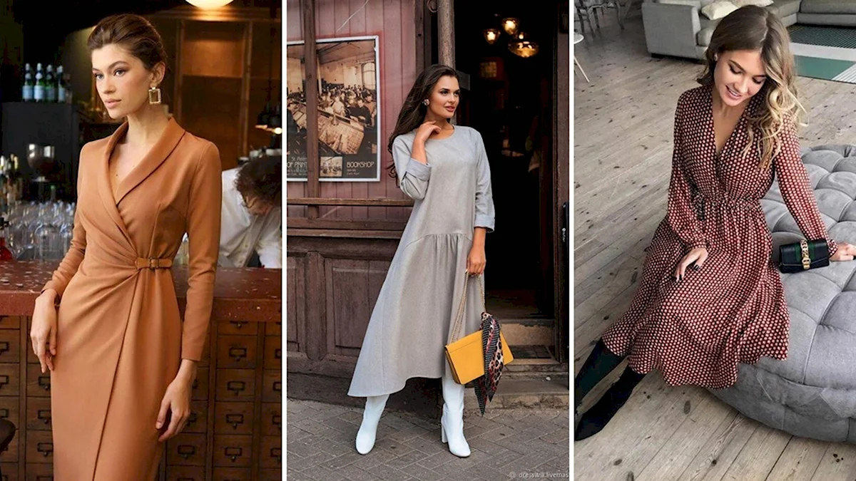 Платья осень 2021