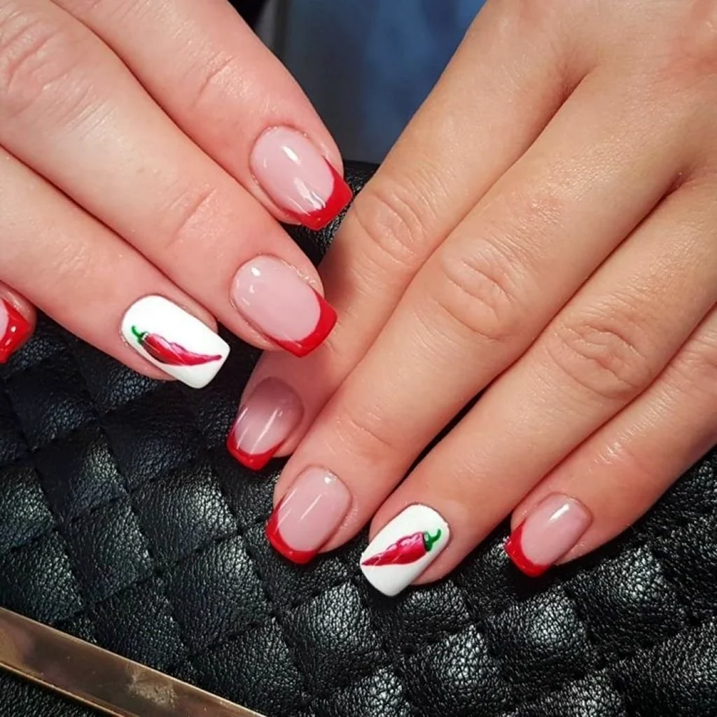 Шеллак 2022 красный френч