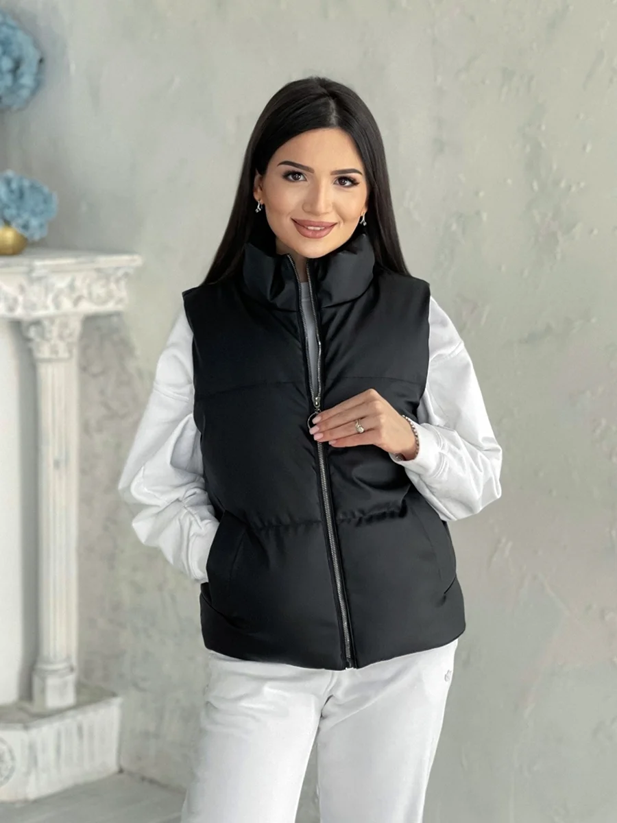 Жилет стеганый женский артикул 7432904