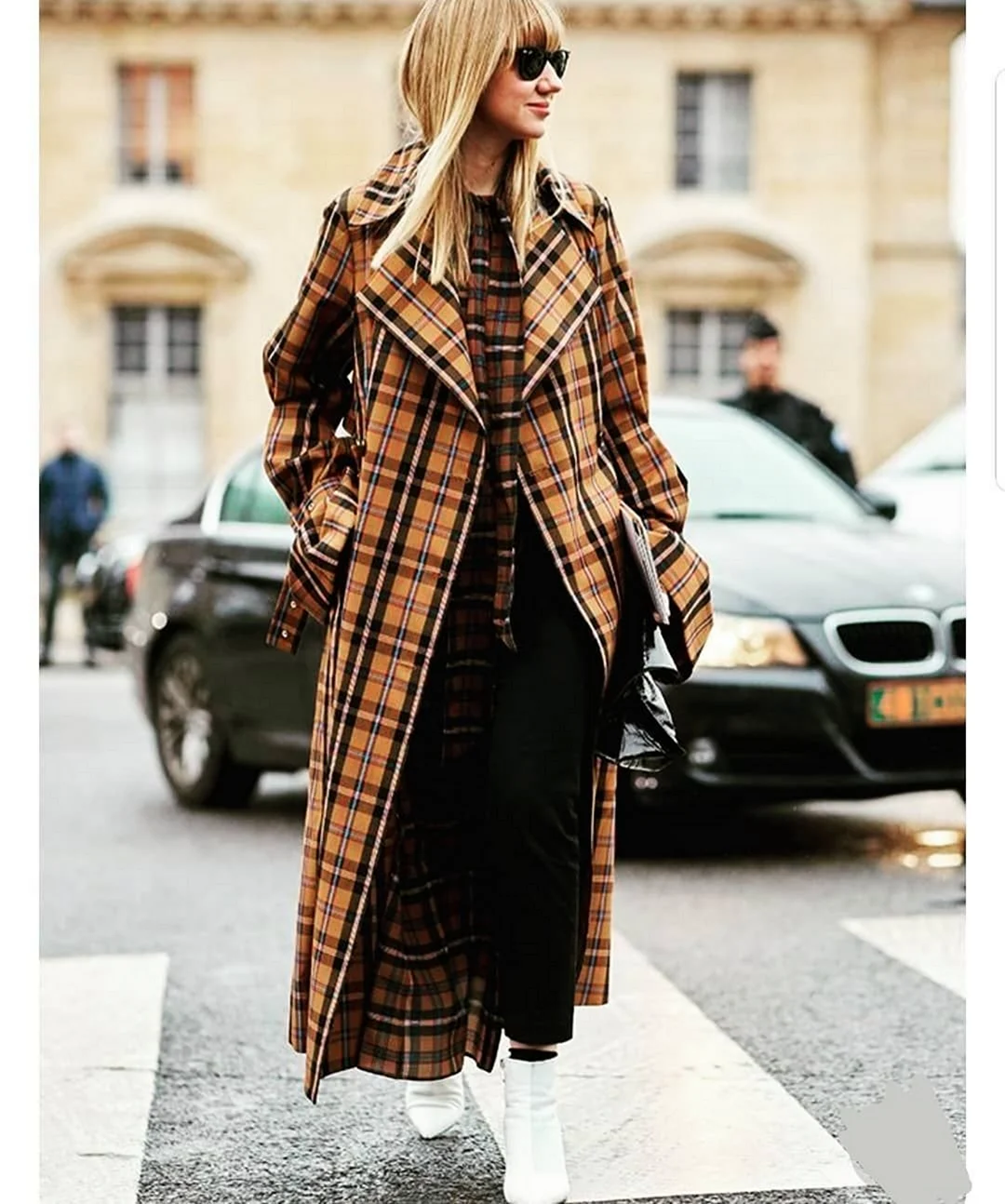 Glance пальто клетка