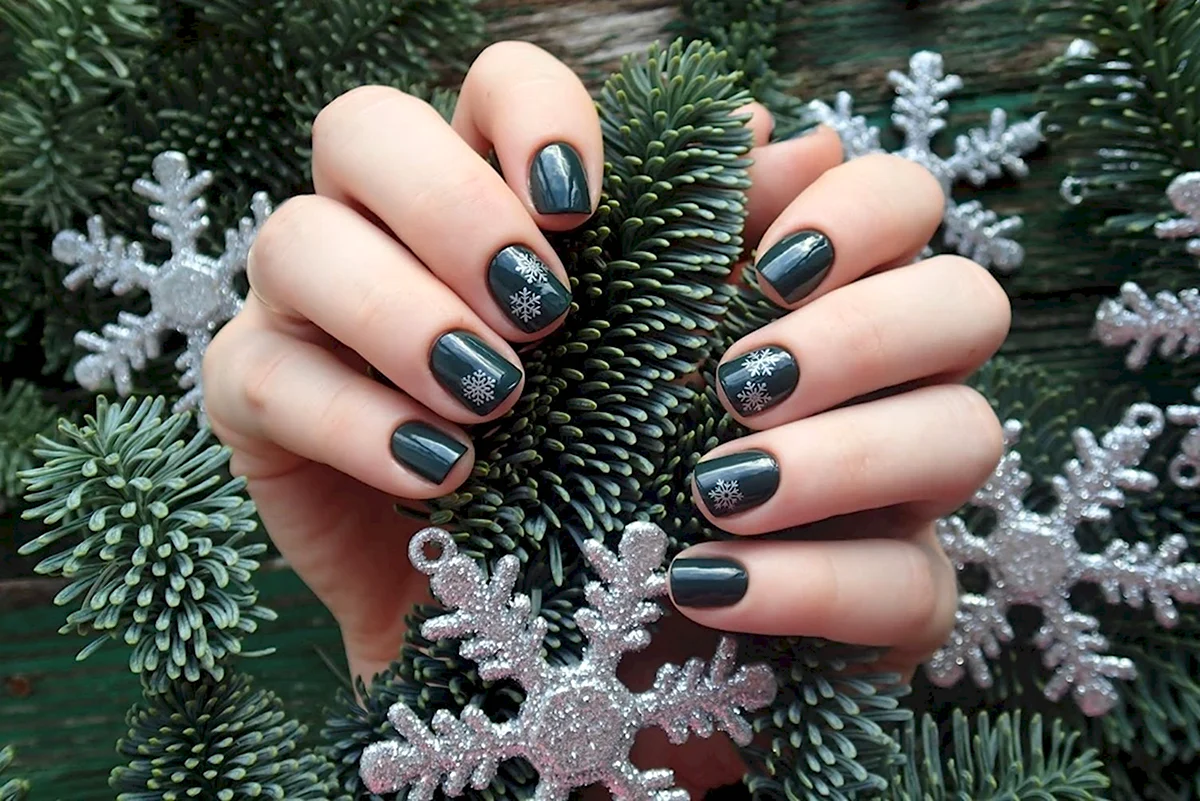 Зимние ногти