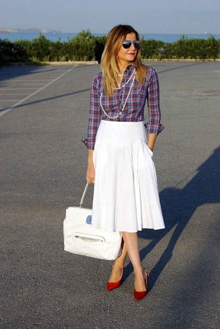 Летние юбки для женщин за 40