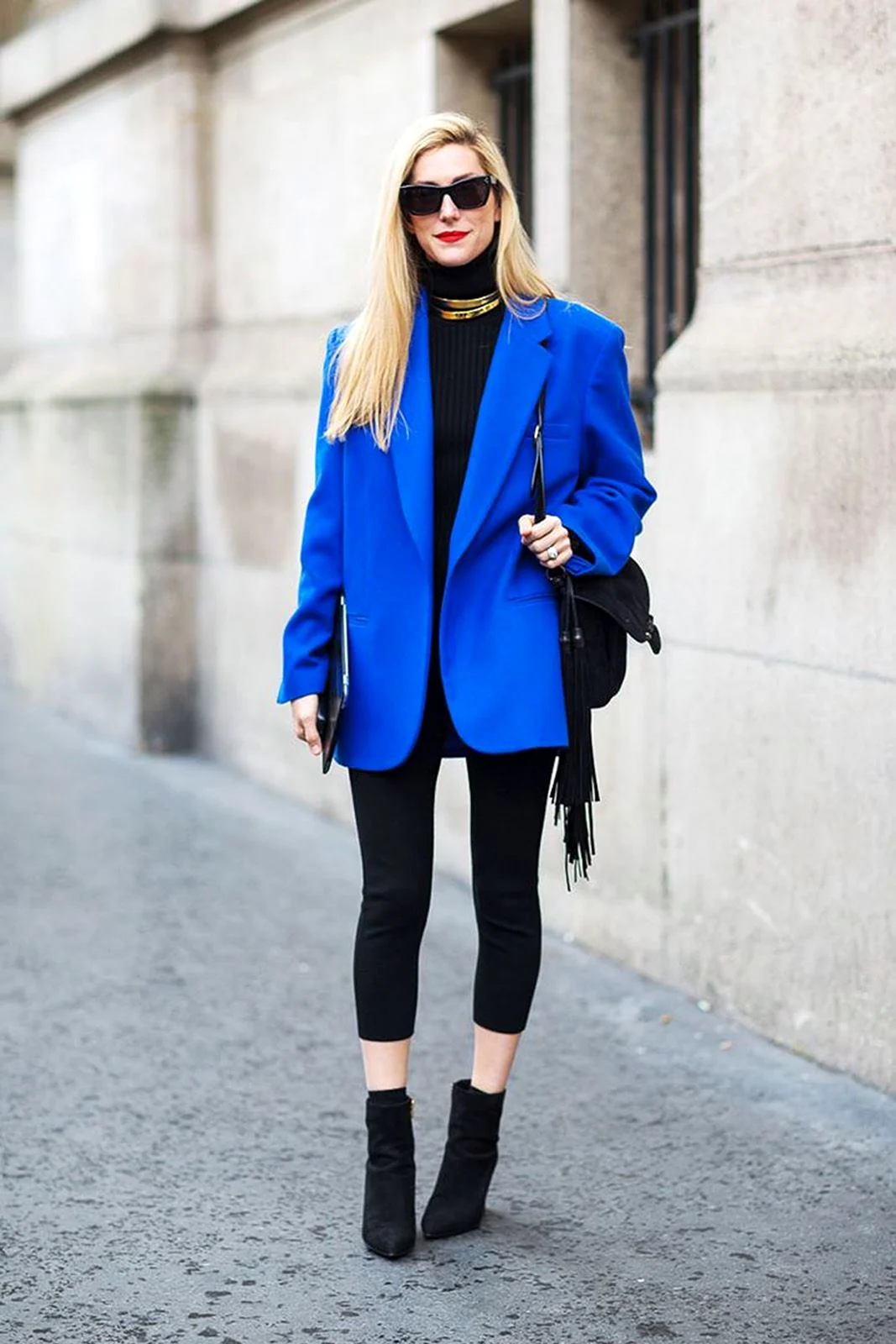 Пиджак оверсайз стрит стайл