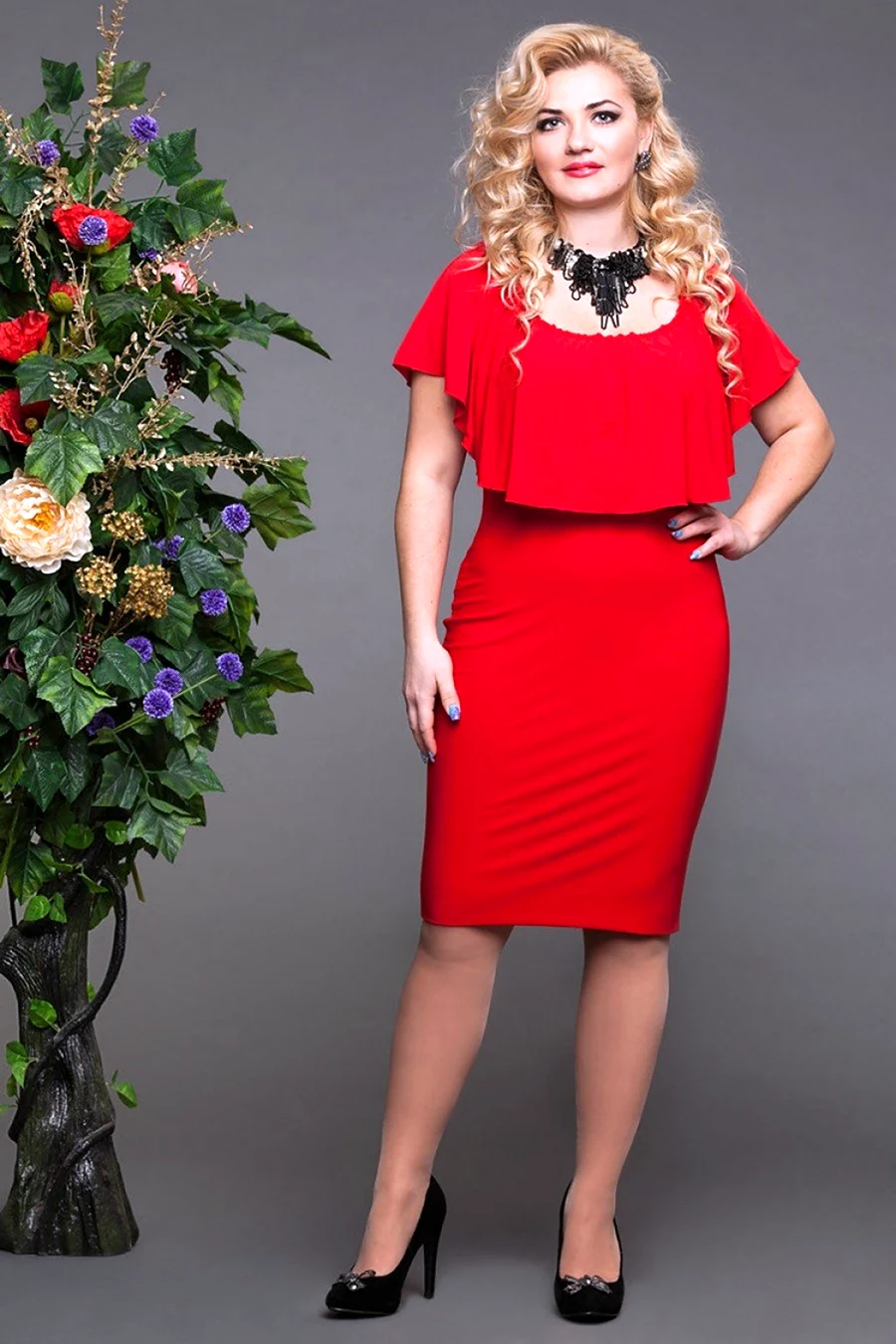 Лавира Джулия красное платье