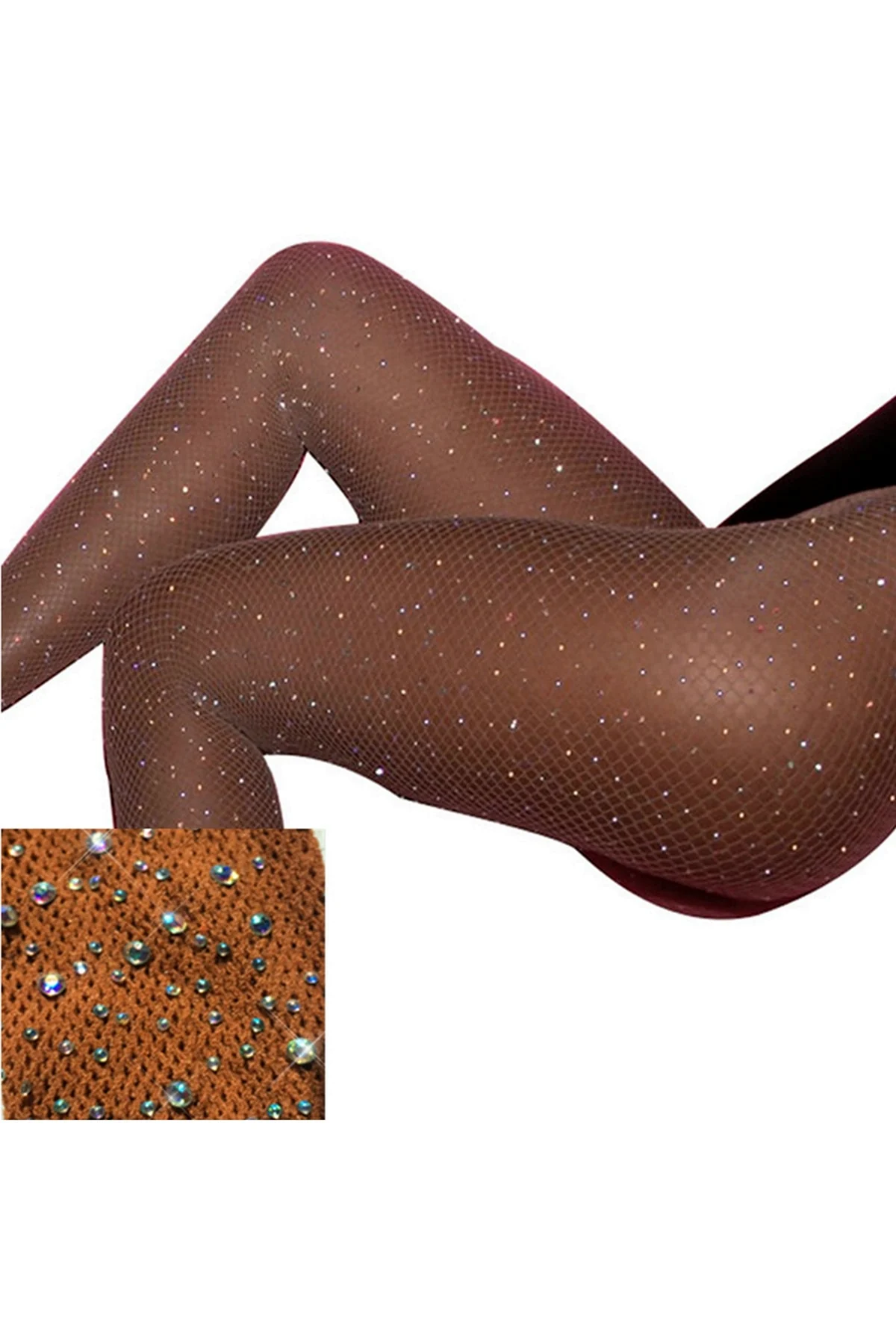 Glow up Rhinestone stockings