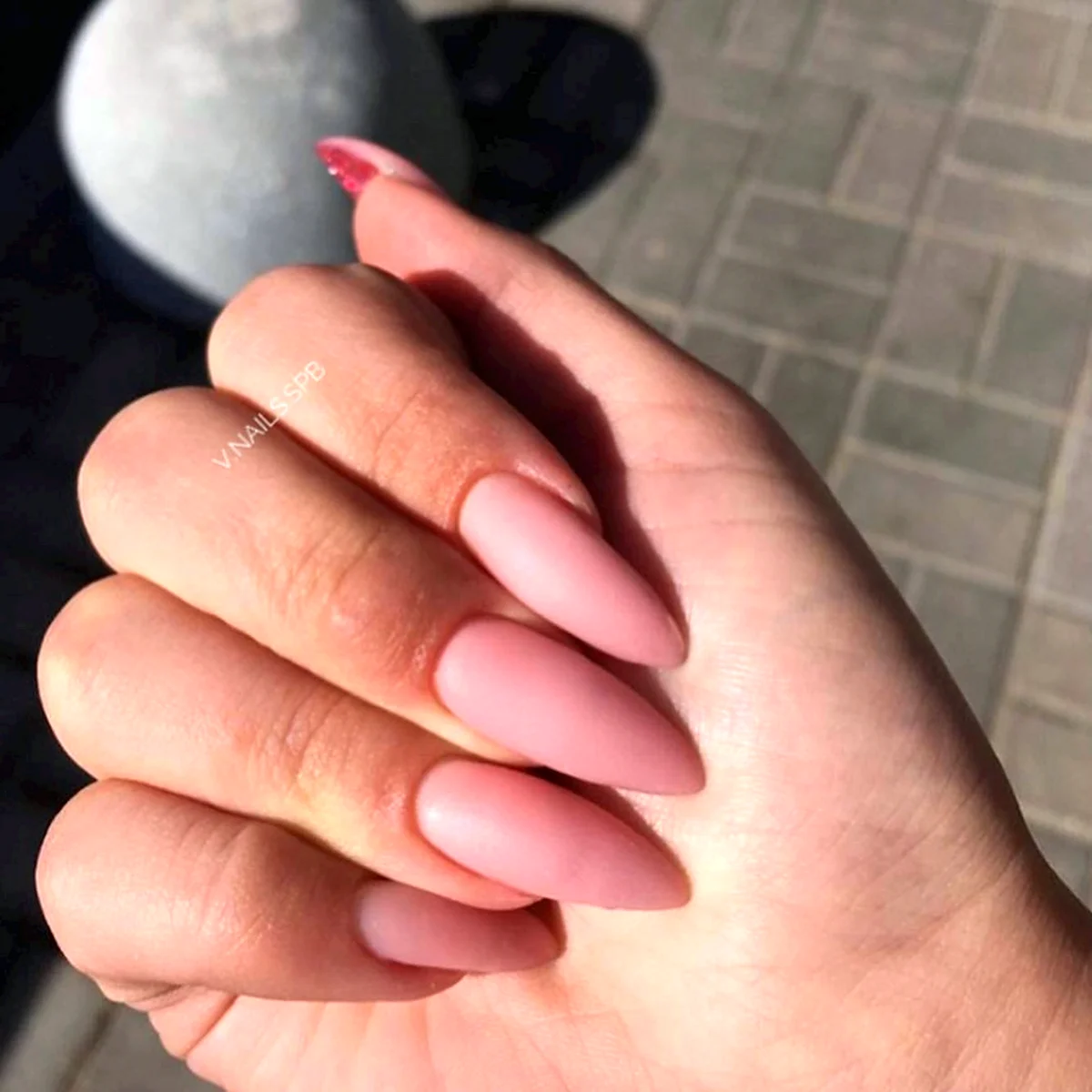 Матовый нюд миндаль 2