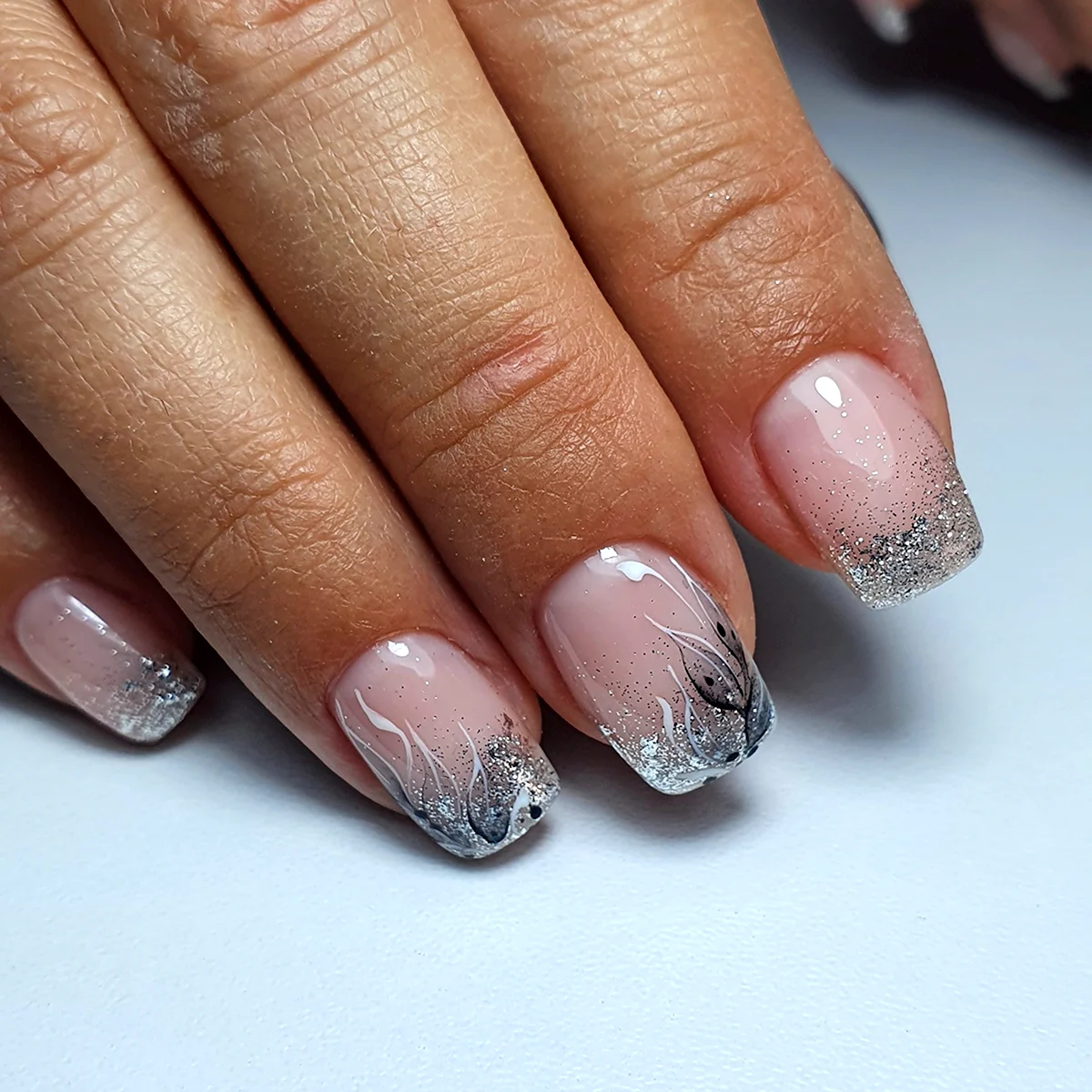 Серебристый френч