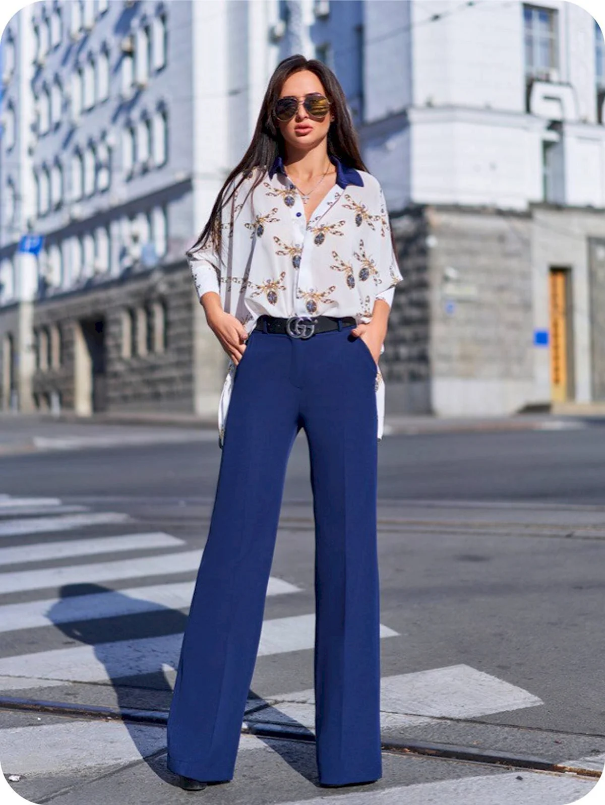 Брюки клеш палаццо