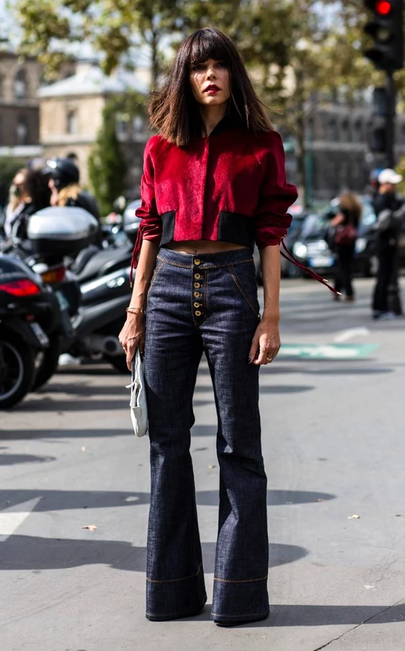 Брюки клеш стрит стайл