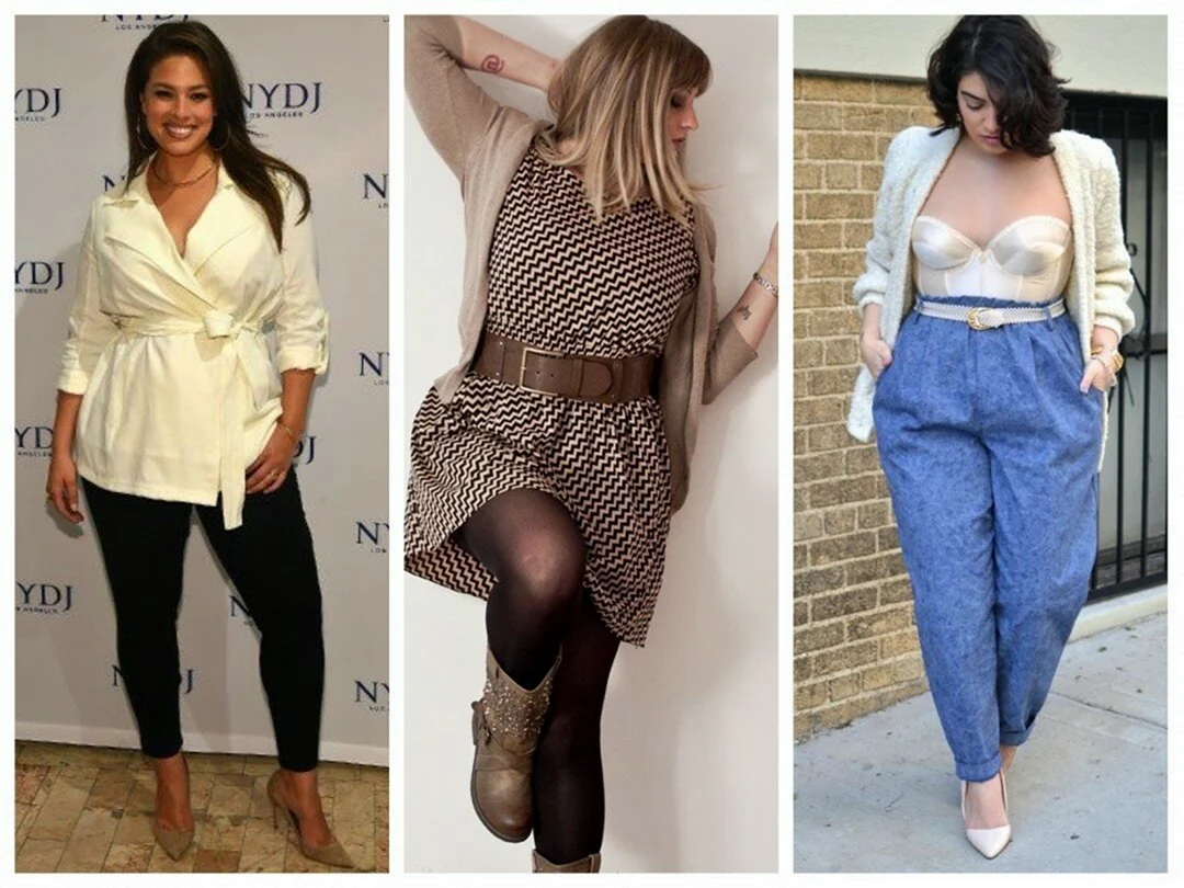 Одежда скрывающая полноту для девушки