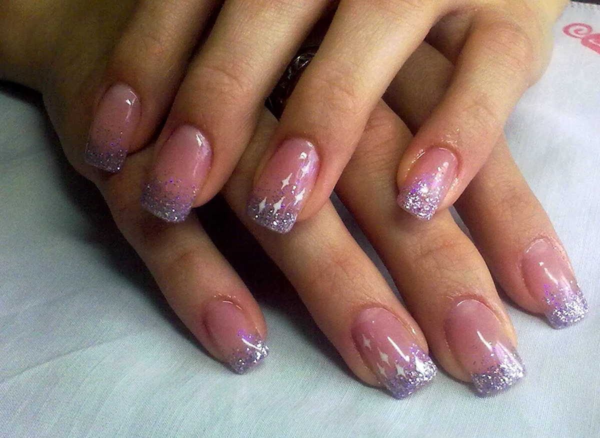 Прозрачные гелевые ногти