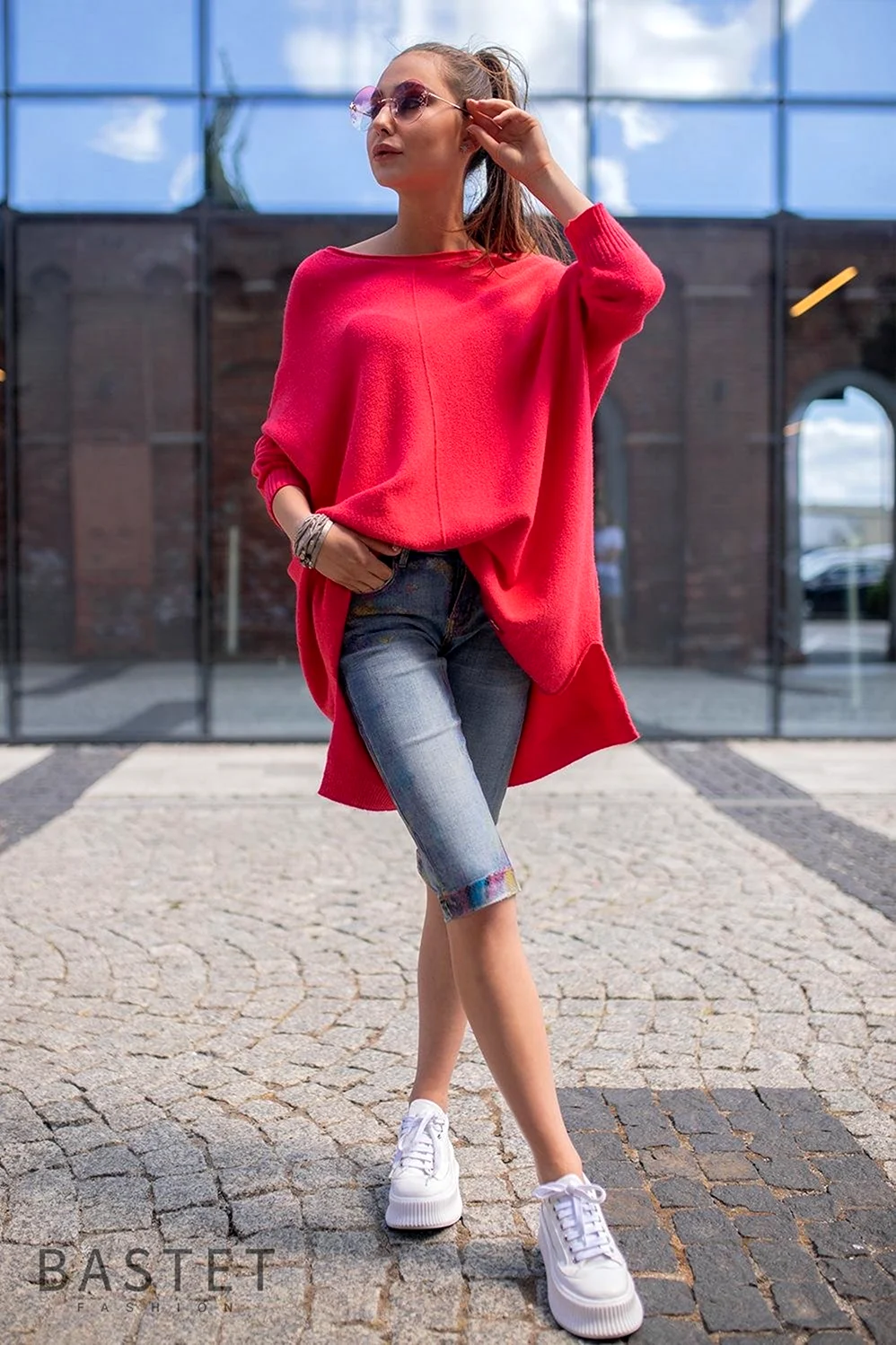 Велосипедки женские с футболкой оверсайз