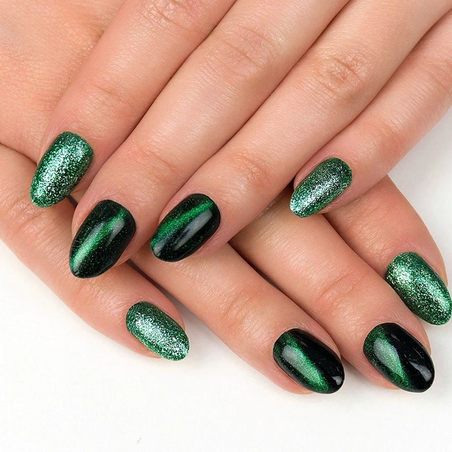 Шеллак малахит Шиммер