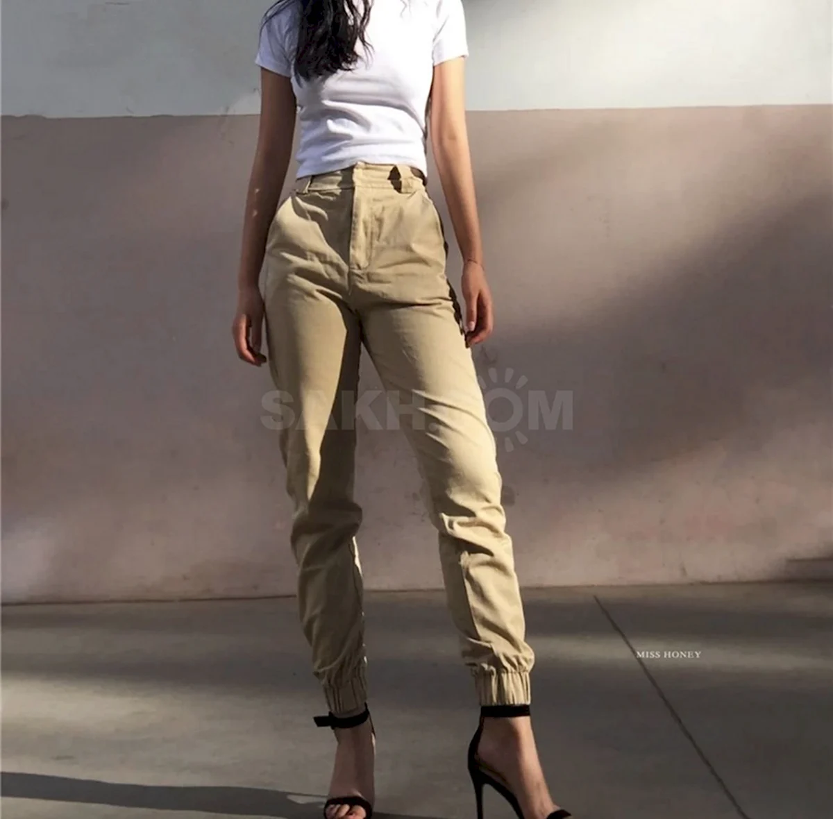 Карго капри брюки женские