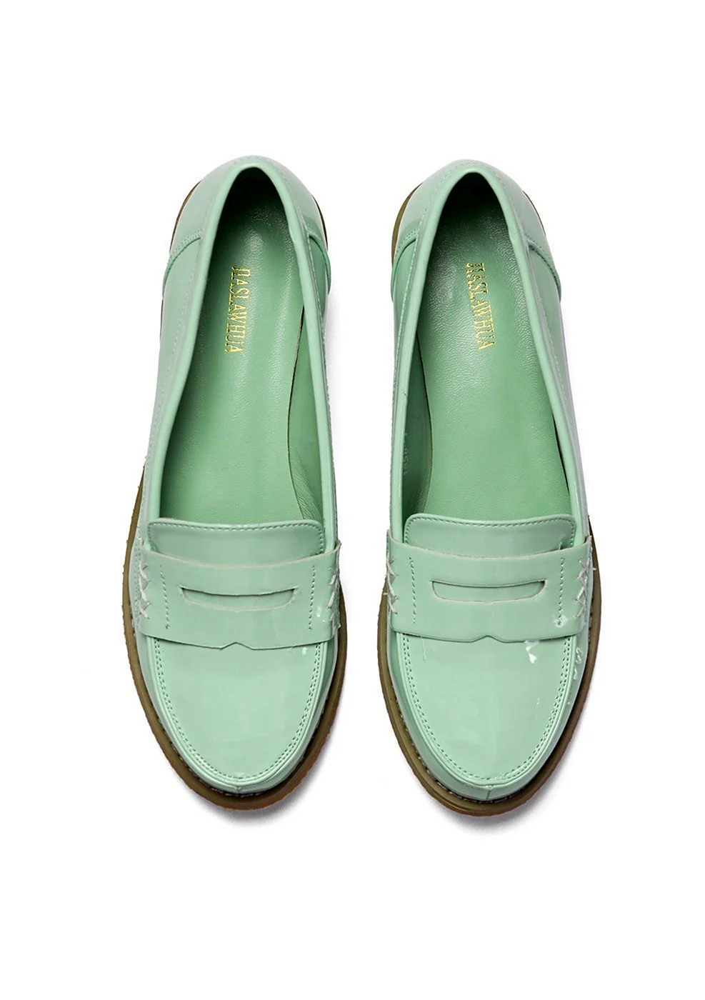 Ecco лоферы мятные