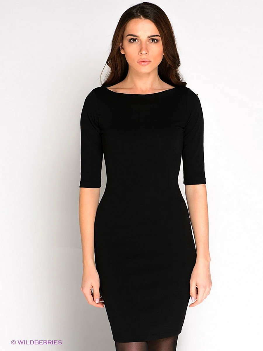 Черное платье вайлдберриз