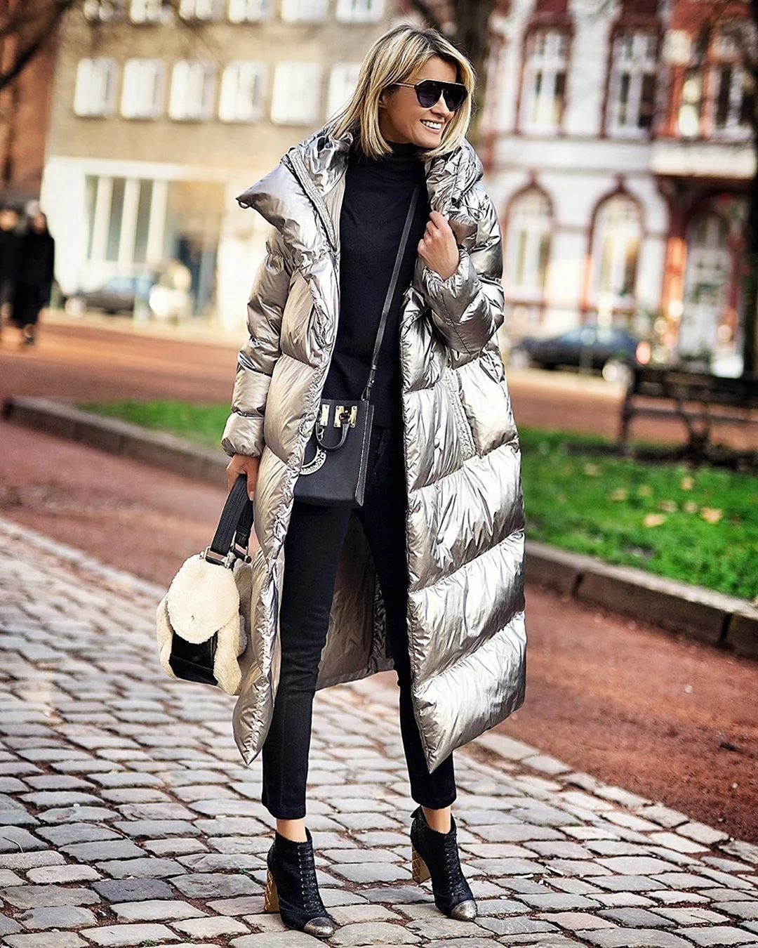 Пуховик кокон стрит стайл 2020