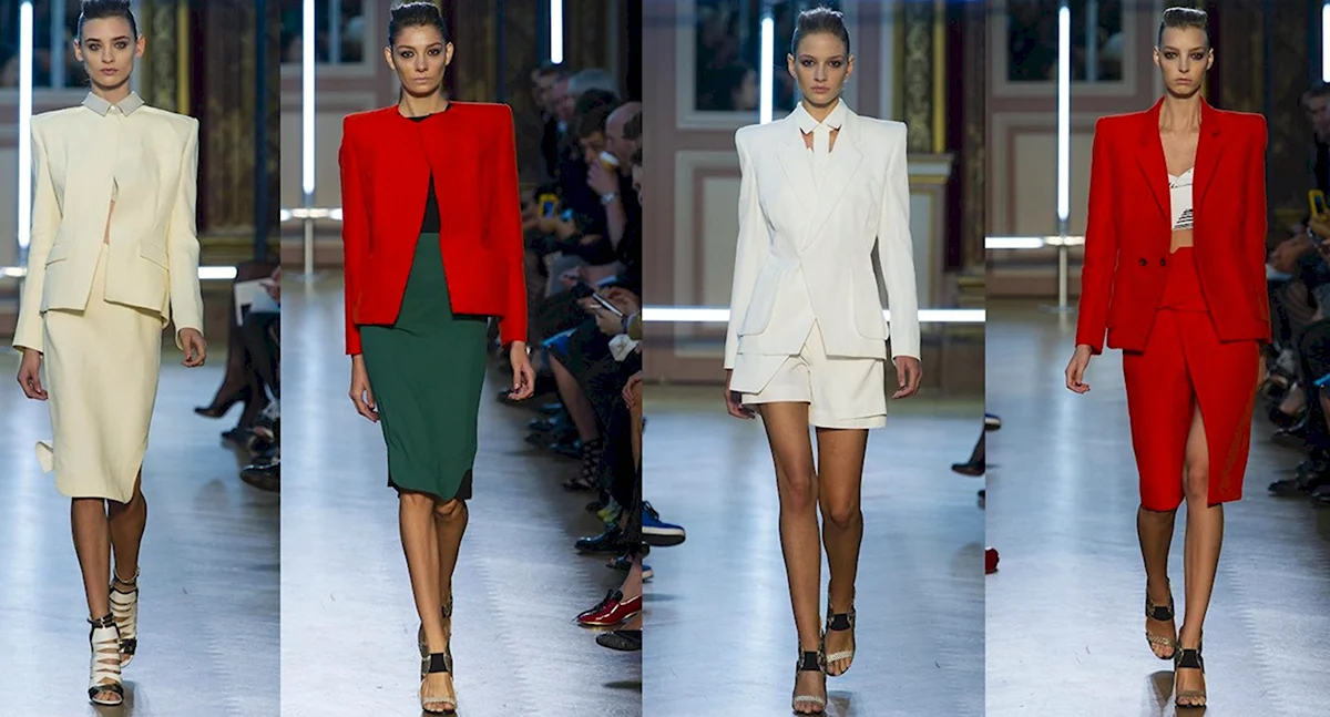 Жакет с подплечниками