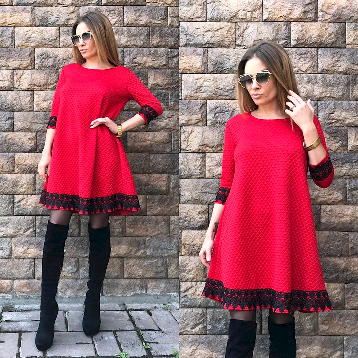 Платье трапеция