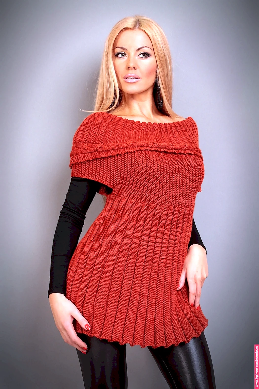 Вязаная туника