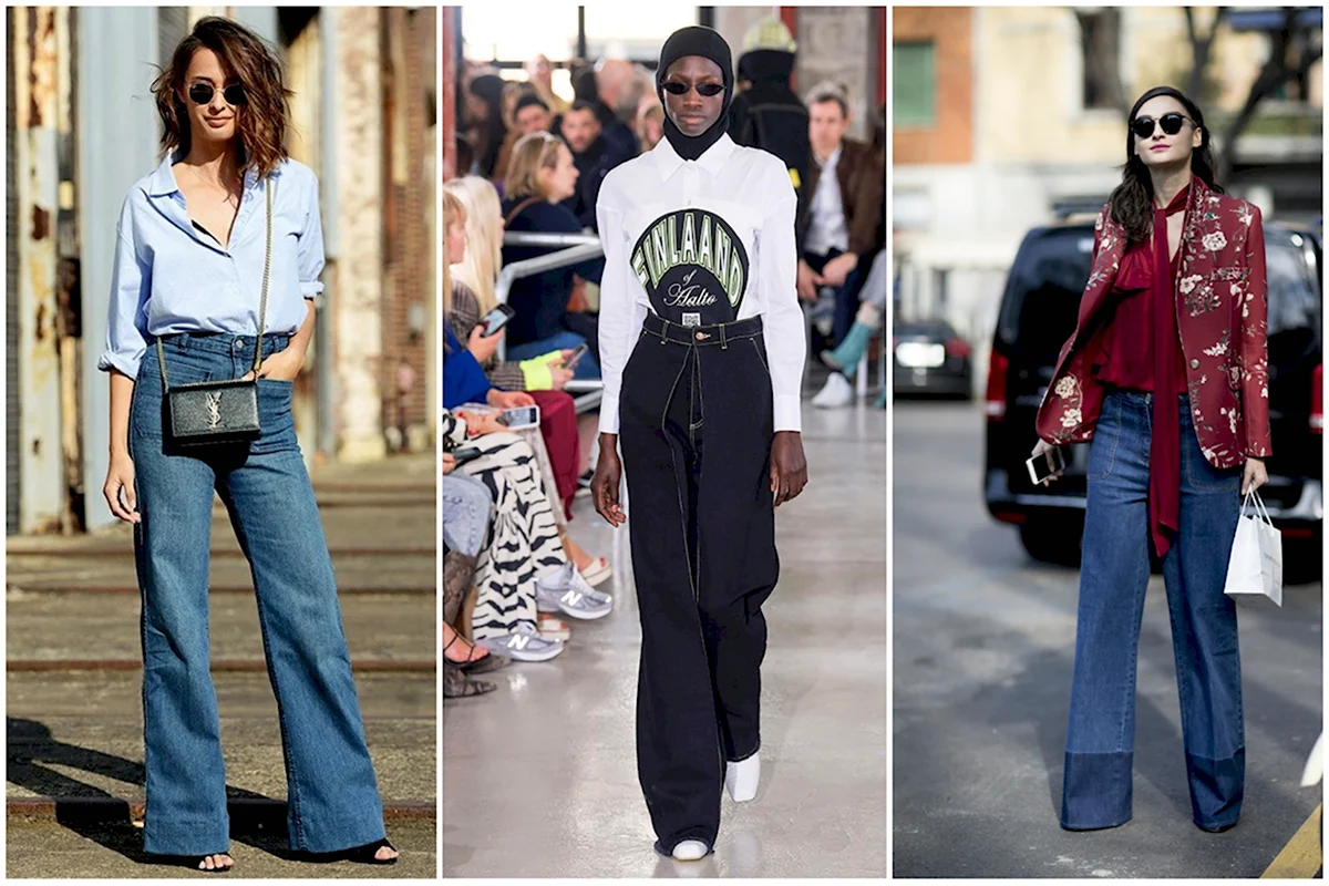 Широкие джинсы 2020