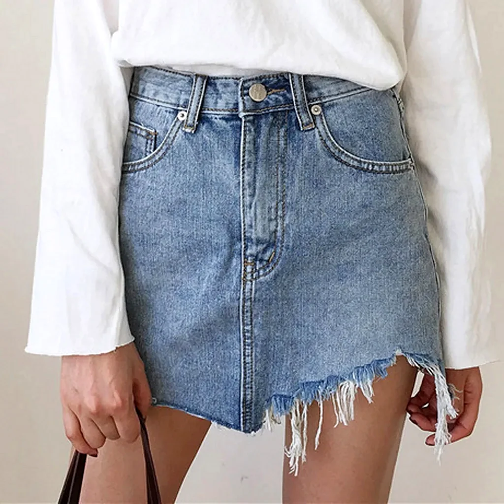 Джинсовая юбка Сандро мини