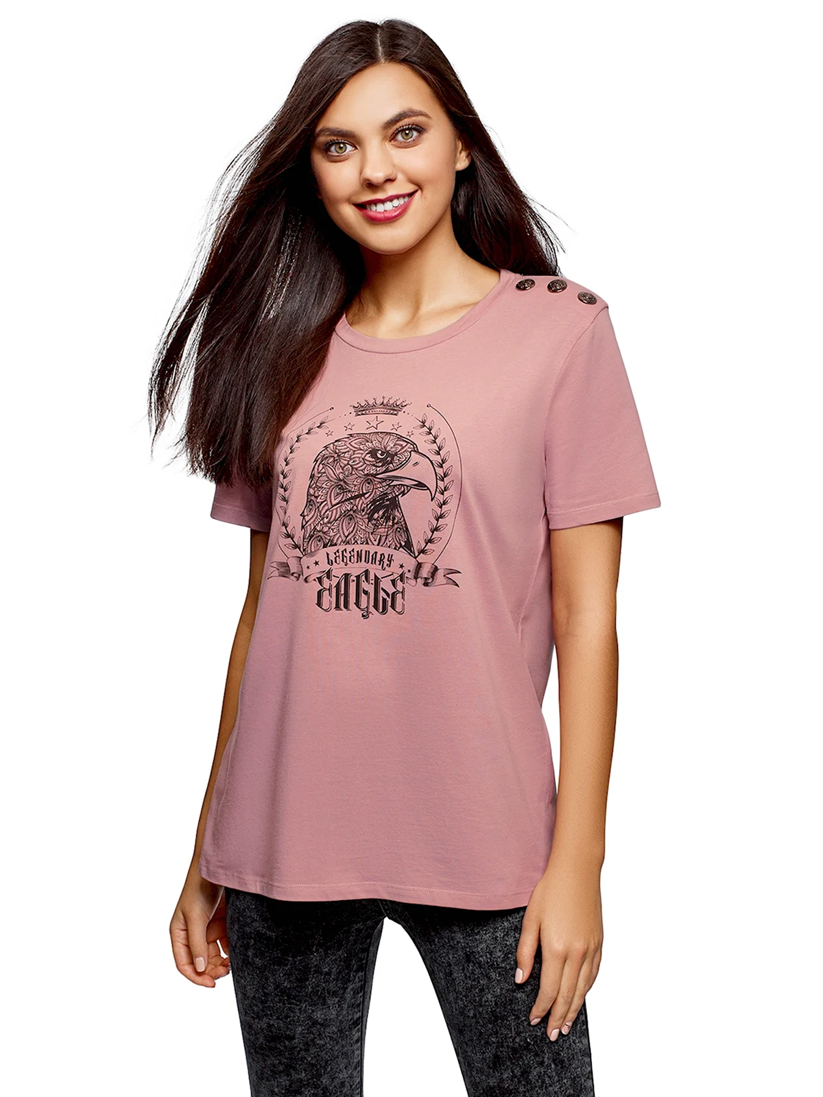 Футболка розовая