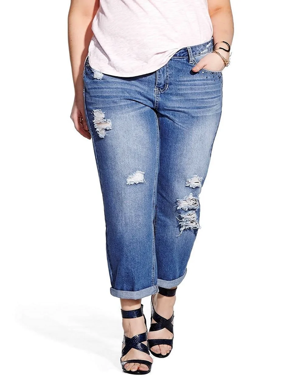 Джинсы для полных женщин