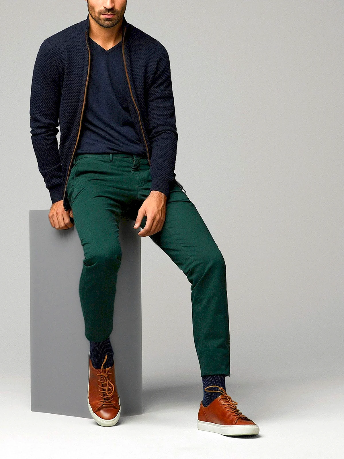 Зеленые брюки massimo Dutti