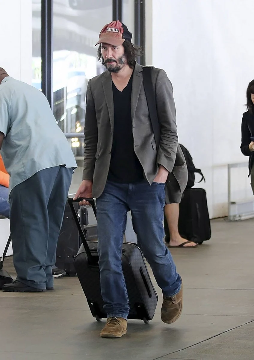 Киану Ривз папарацци