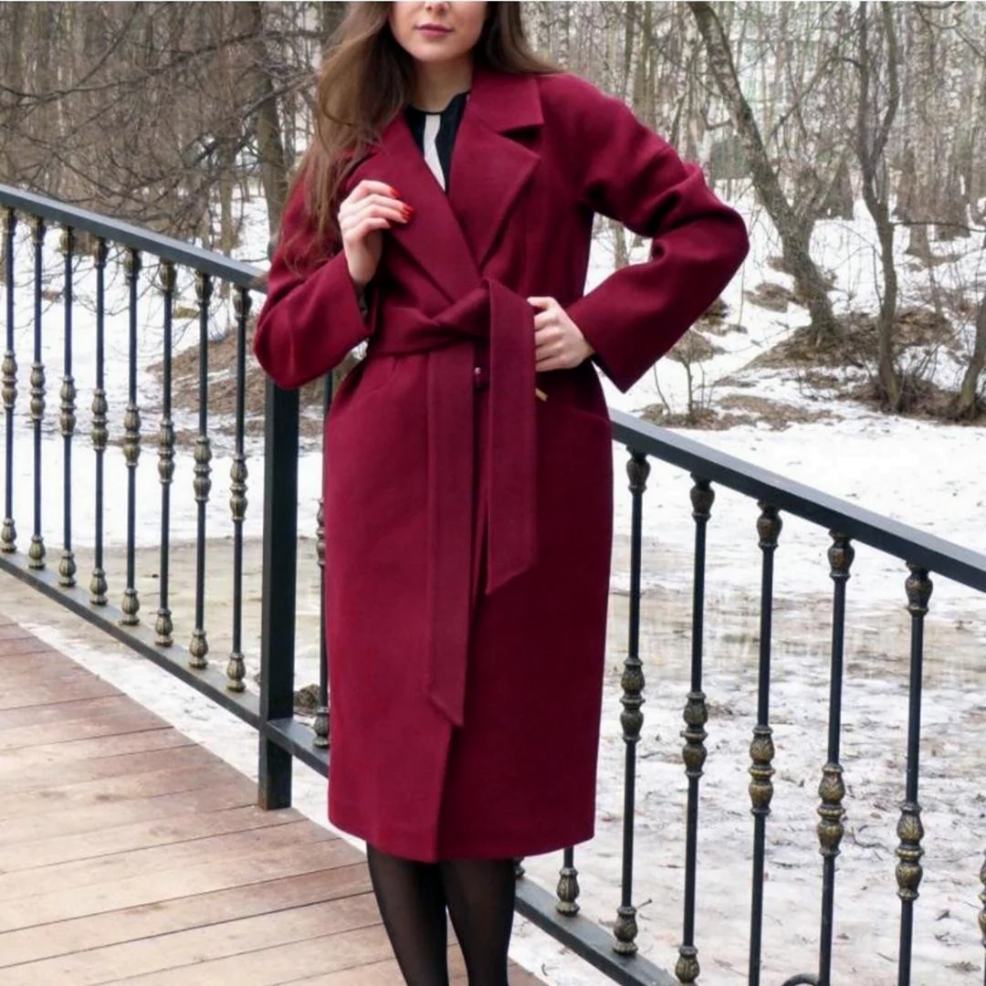 Viar collection пальто бордовое